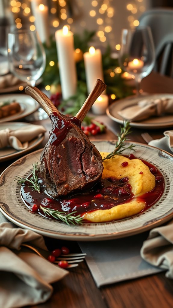 braised lamb shank elegance
