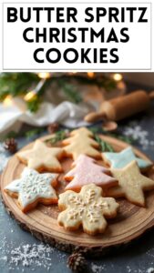 Butter Spritz Christmas Cookies