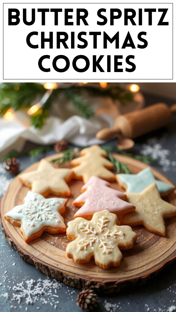 Butter Spritz Christmas Cookies