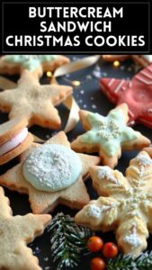 Buttercream Sandwich Christmas Cookies