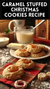 Caramel Stuffed Christmas Cookies Recipe