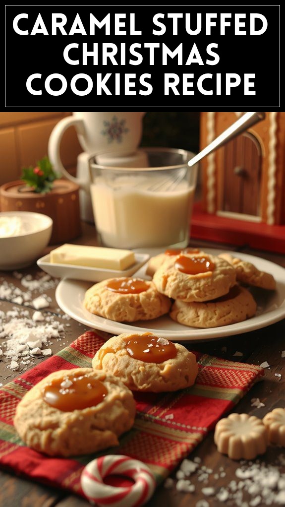 Caramel Stuffed Christmas Cookies Recipe