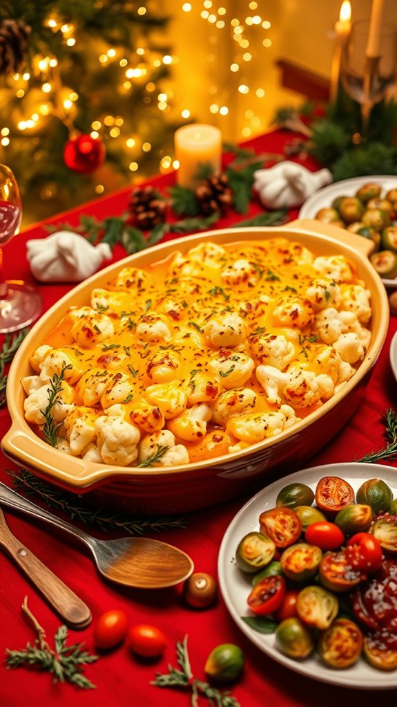 cheesy cauliflower casserole recipe