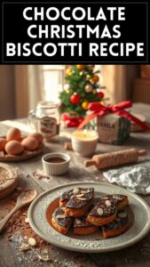 Chocolate Christmas Biscotti Recipe