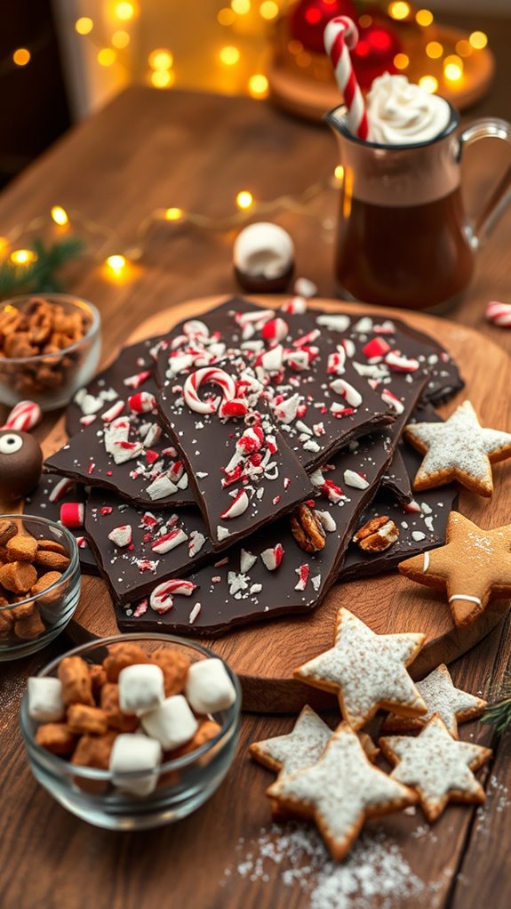 chocolate peppermint holiday treat