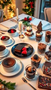 chocolate themed christmas desserts
