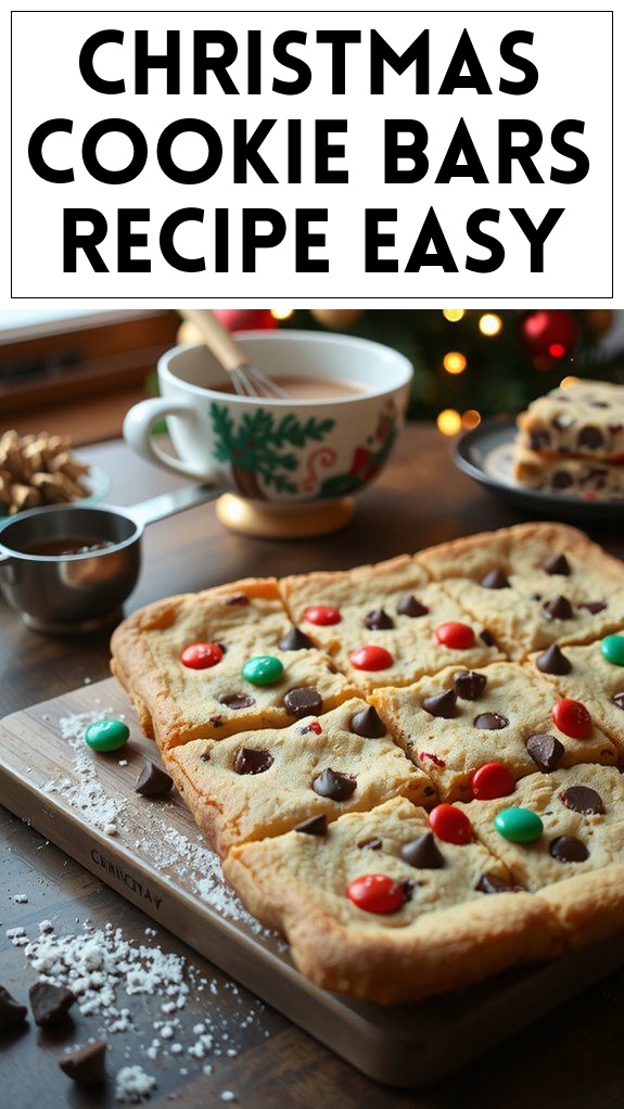 Christmas Cookie Bars Recipe Easy