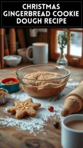 Christmas Gingerbread Cookie Dough Recipe