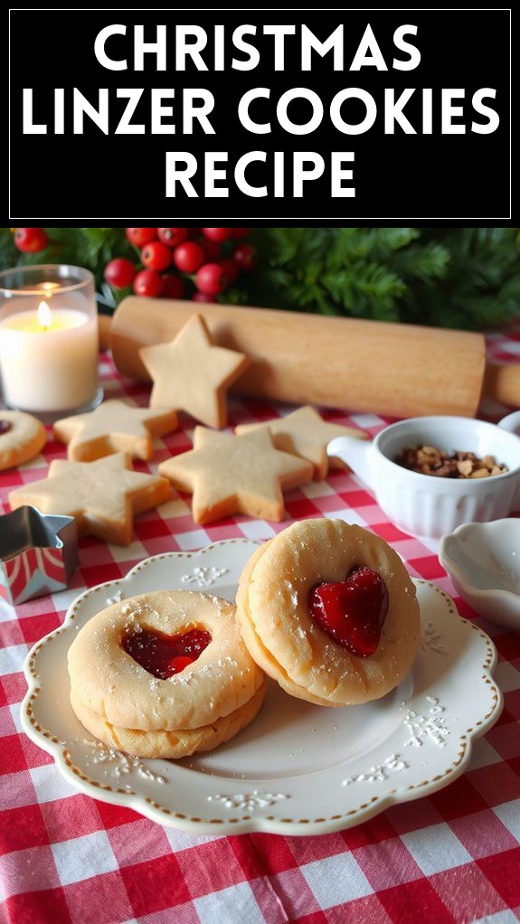 Christmas Linzer Cookies Recipe