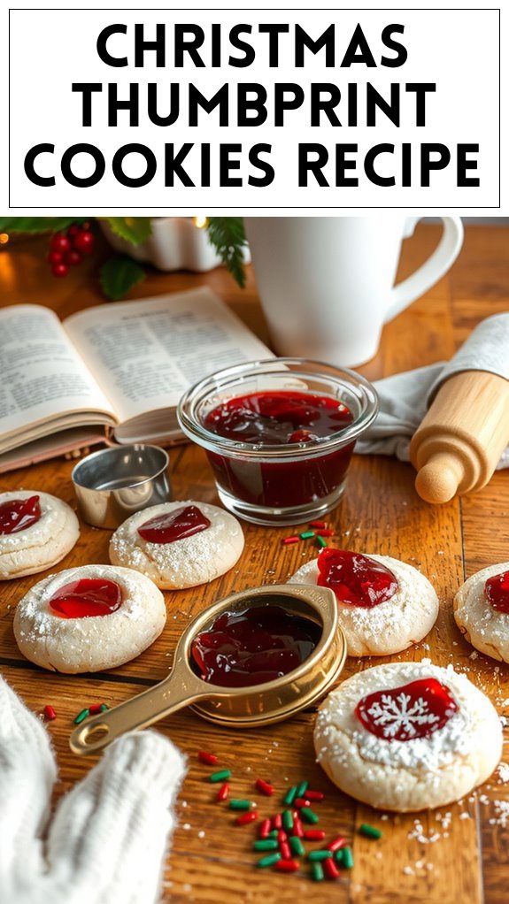 Christmas Thumbprint Cookies Recipe