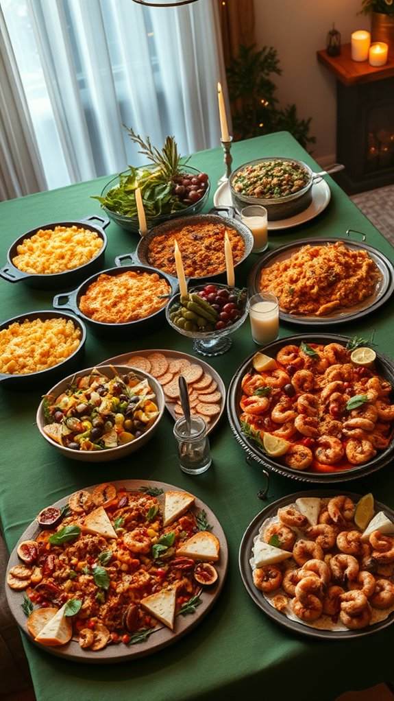 christmas buffet meal ideas