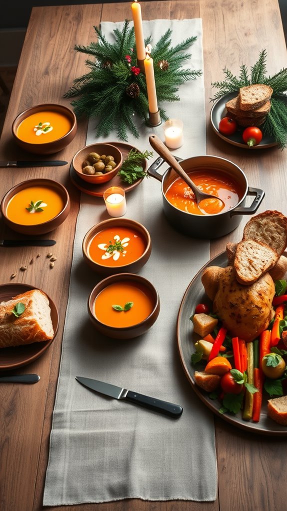 christmas dinner soup ideas