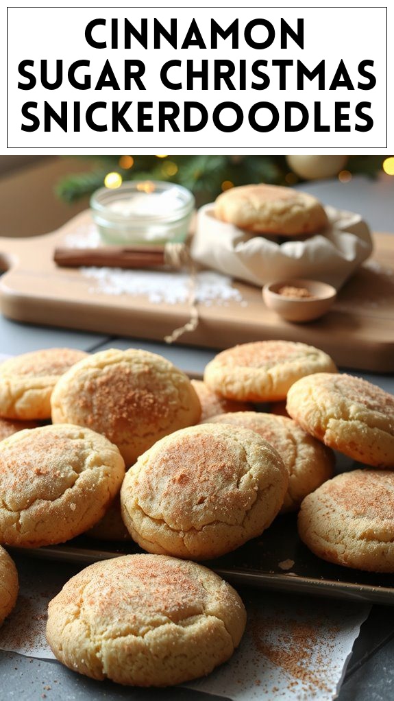 Cinnamon Sugar Christmas Snickerdoodles