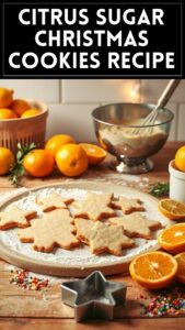 Citrus Sugar Christmas Cookies Recipe
