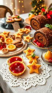 citrus cranberry spiced desserts