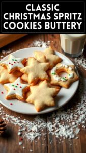 Classic Christmas Spritz Cookies Buttery