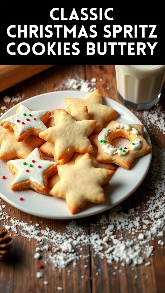 Classic Christmas Spritz Cookies Buttery