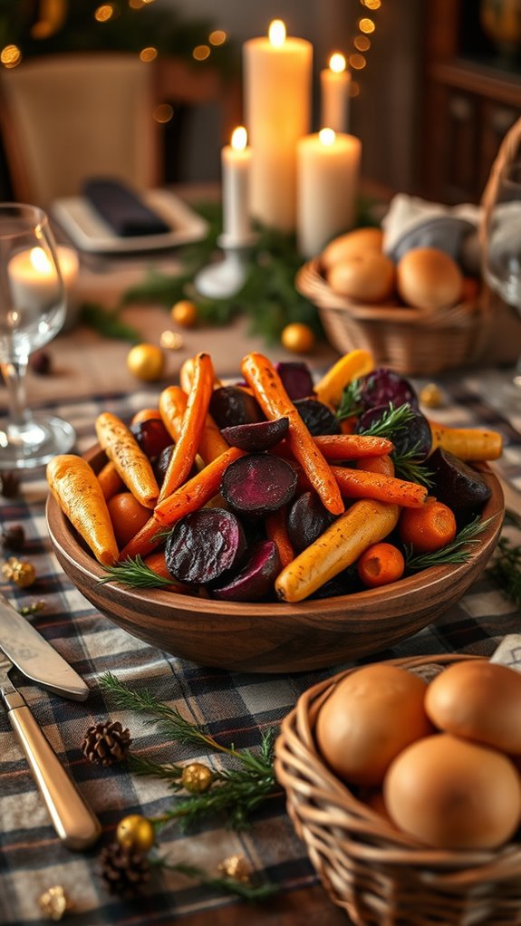colorful roasted vegetable medley
