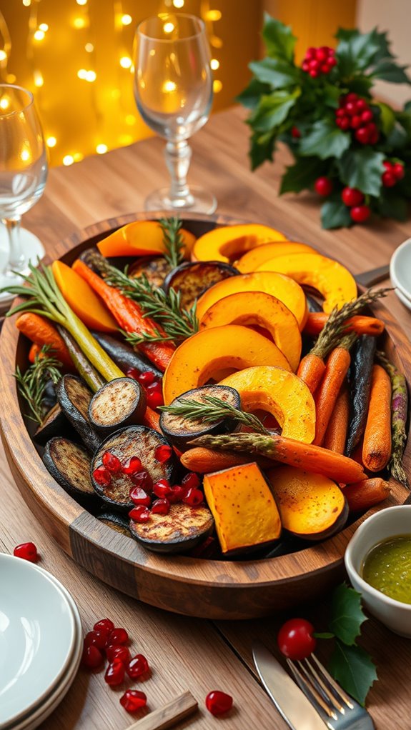 colorful roasted vegetable medley