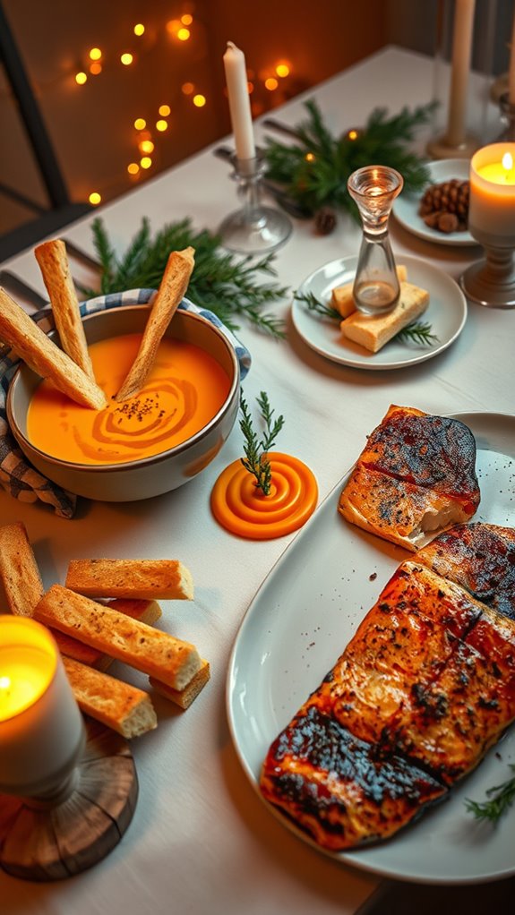 comforting holiday soup dinner