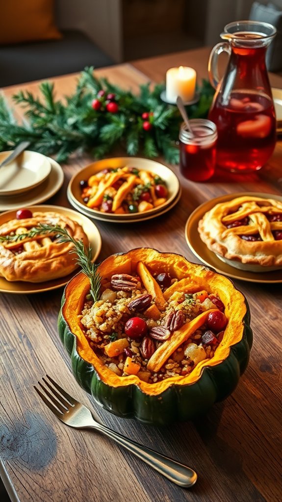 comforting vegetarian pot pie