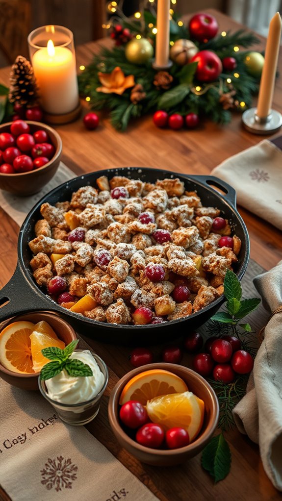 cranberry apple cinnamon crisp
