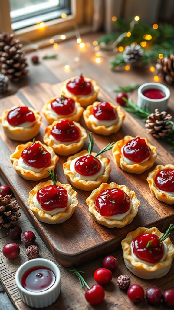 cranberry brie puff pastry