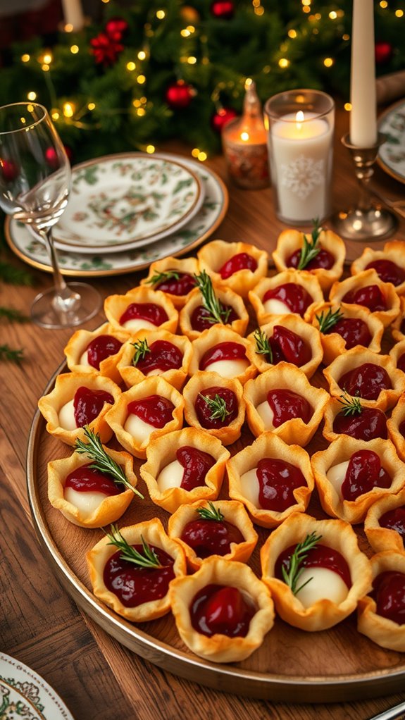 cranberry brie puff pastry