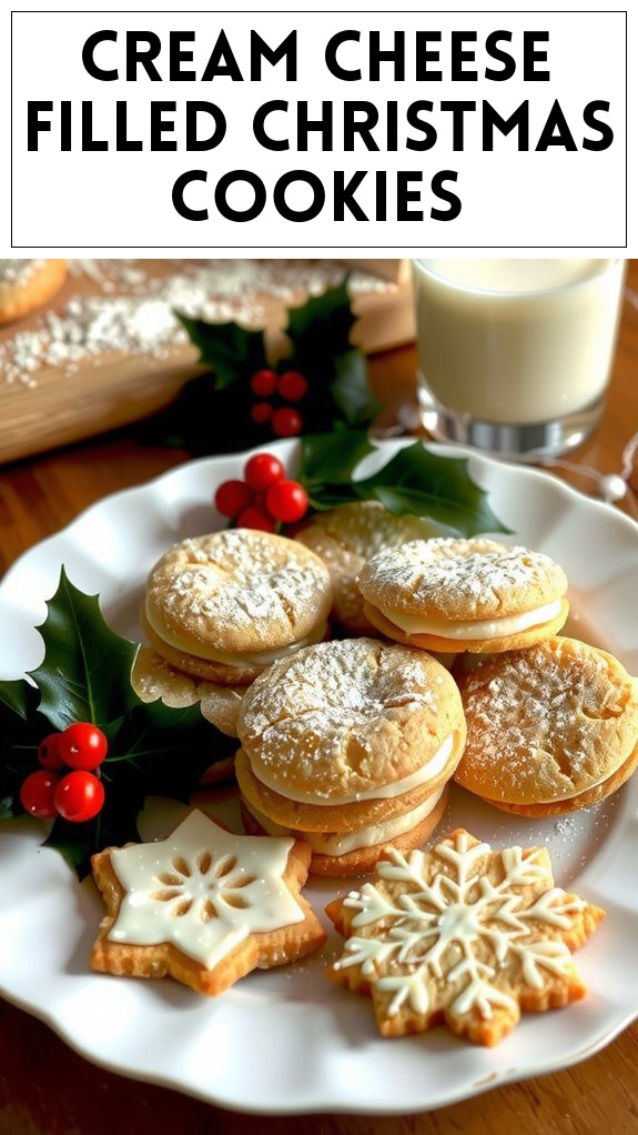 Cream Cheese Filled Christmas Cookies