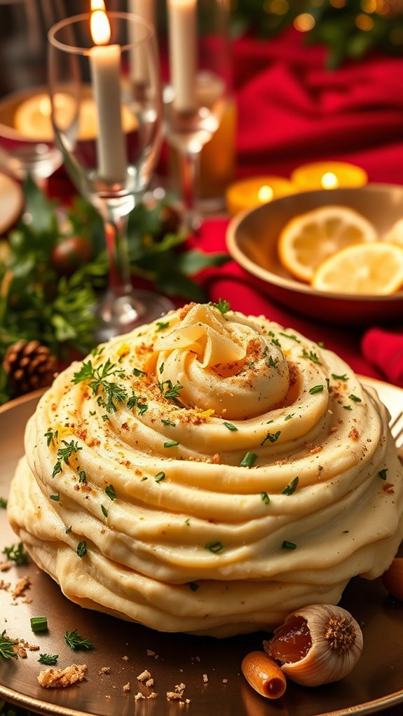 creamy garlic herb potatoes