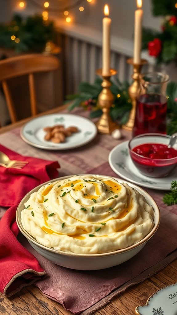 creamy garlic mashed potatoes
