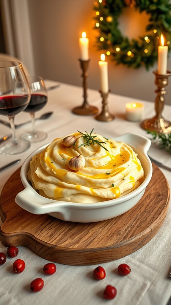 creamy garlic mashed potatoes