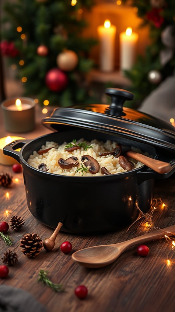 creamy mushroom risotto recipe