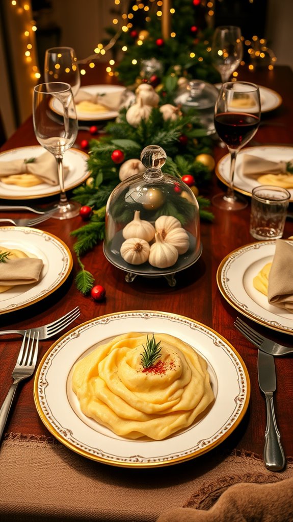 creamy roasted garlic potatoes