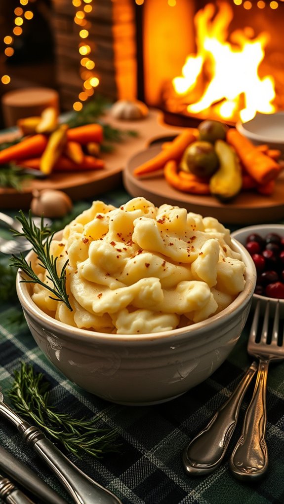 creamy roasted garlic potatoes