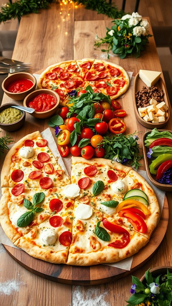 create your own pizza