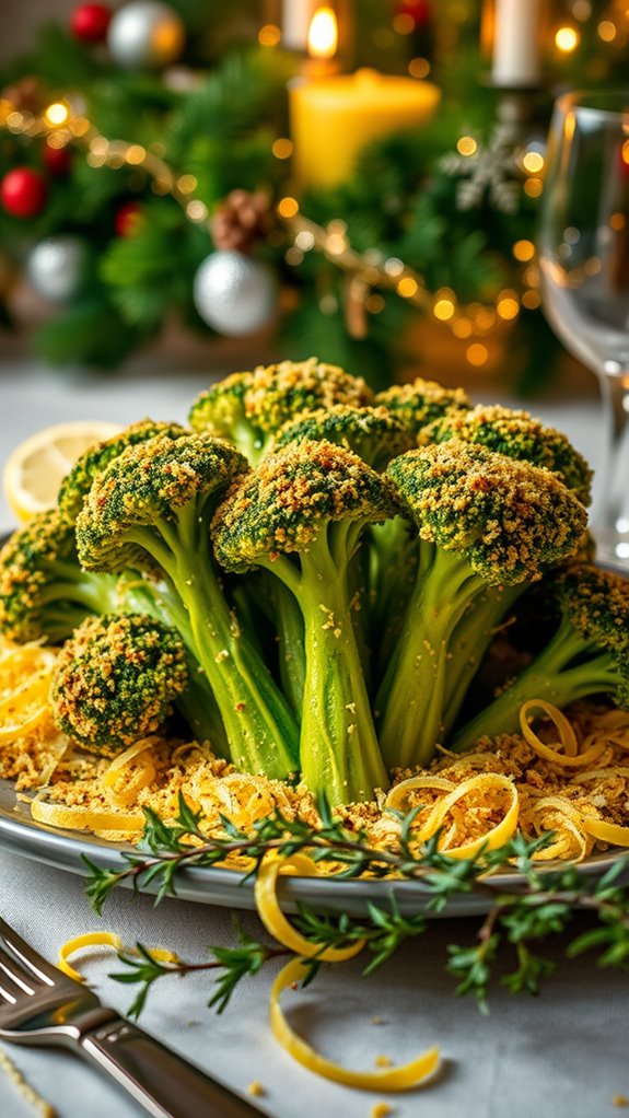 crispy parmesan broccoli delight