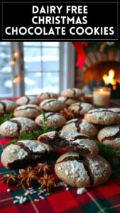 Dairy Free Christmas Chocolate Cookies