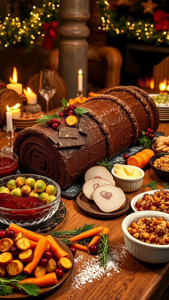 decadent chocolate holiday dessert