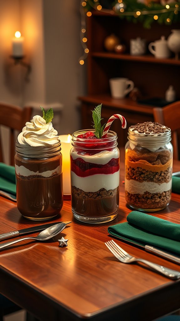 dessert in a jar
