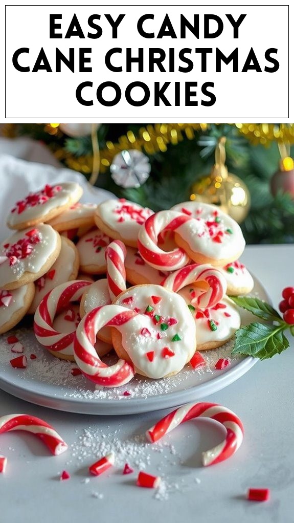 Easy Candy Cane Christmas Cookies