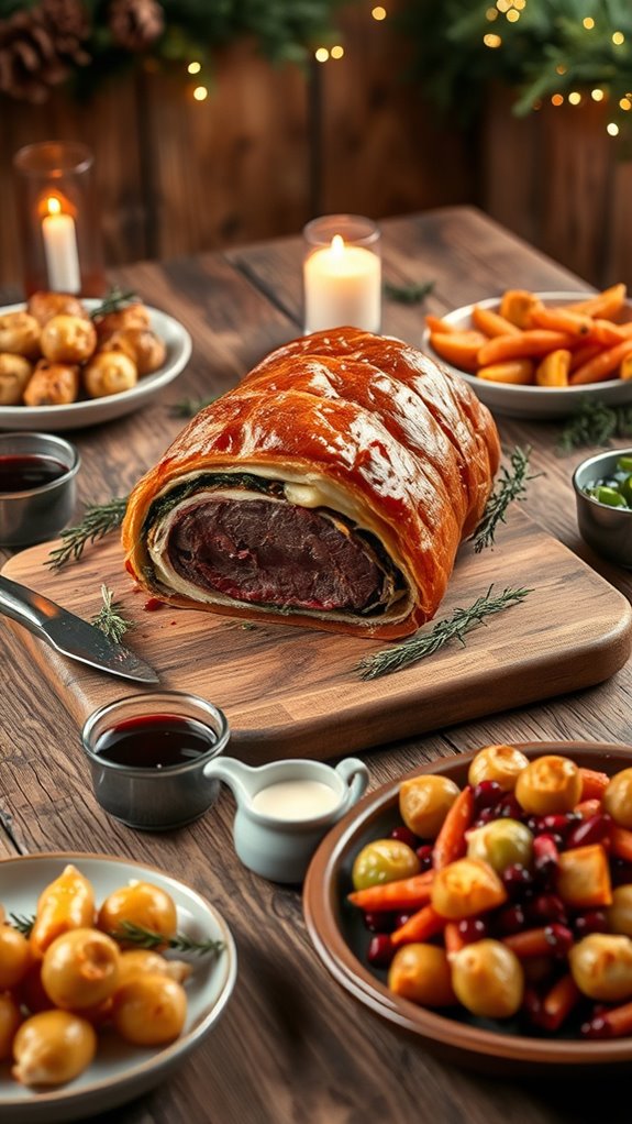 elegant beef pastry dish