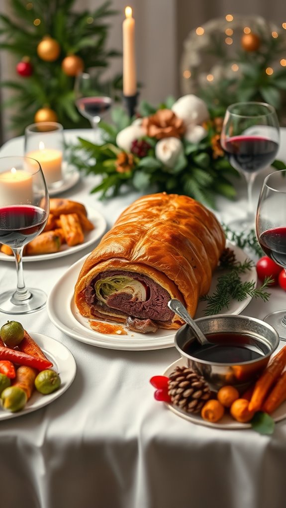 elegant beef pastry dish