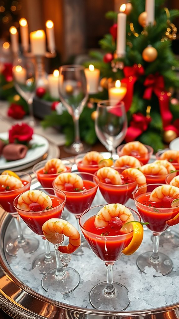 elegant mini seafood appetizer