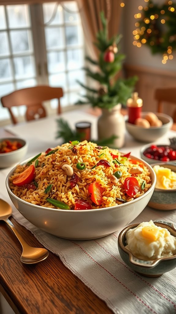 festive fried rice recipe