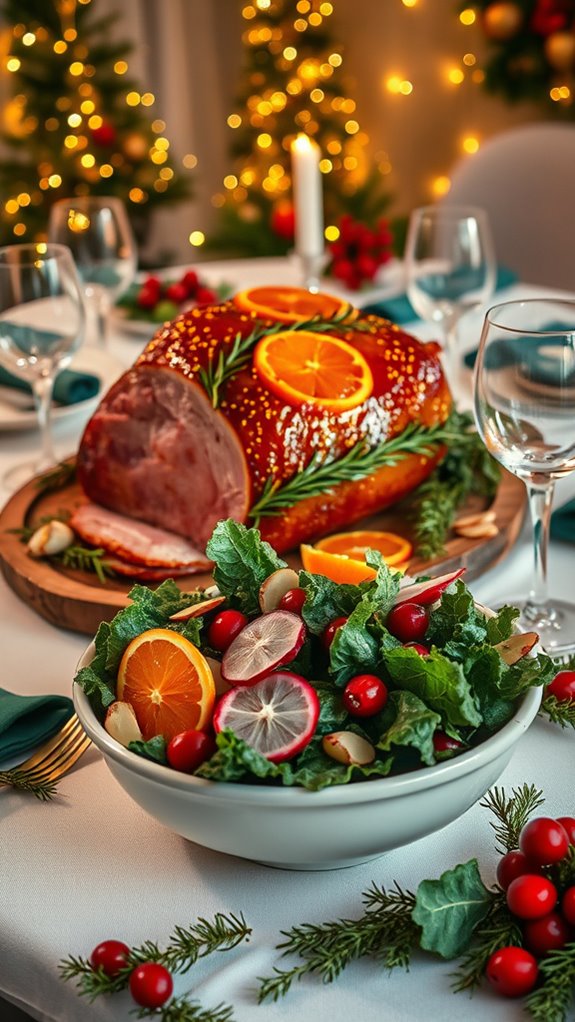 festive honey glazed ham recipe