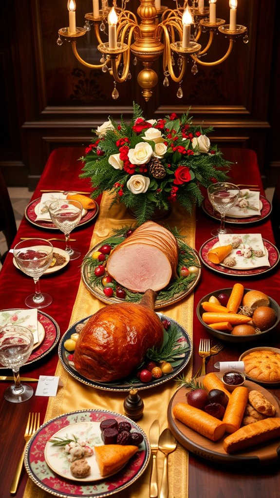 festive honey glazed ham recipe