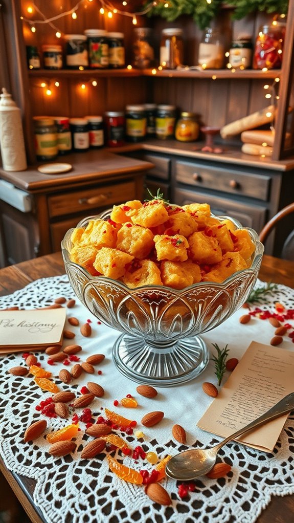 festive italian honey fritters