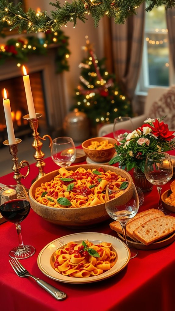 festive italian pasta celebration
