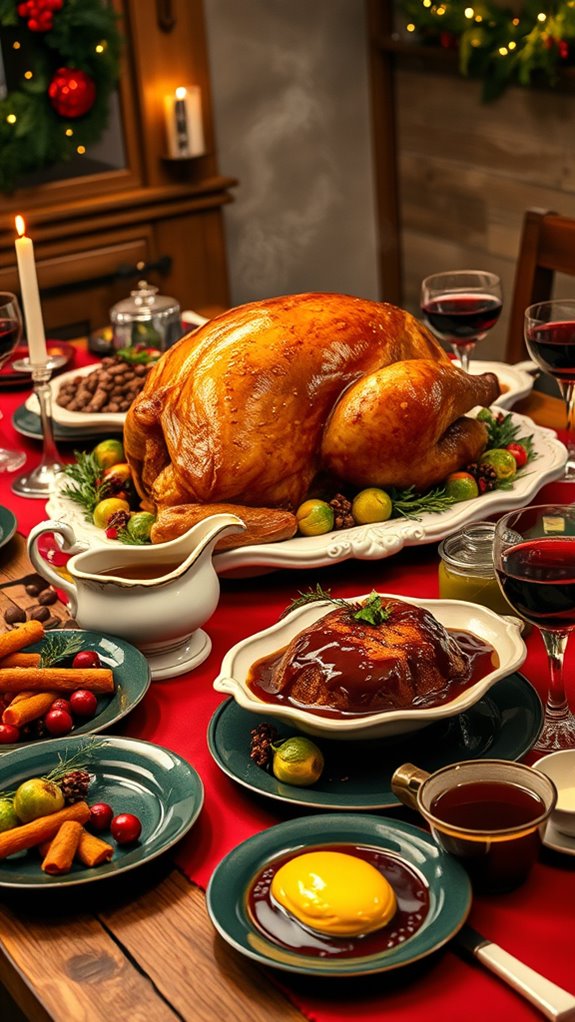 festive traditional british dessert